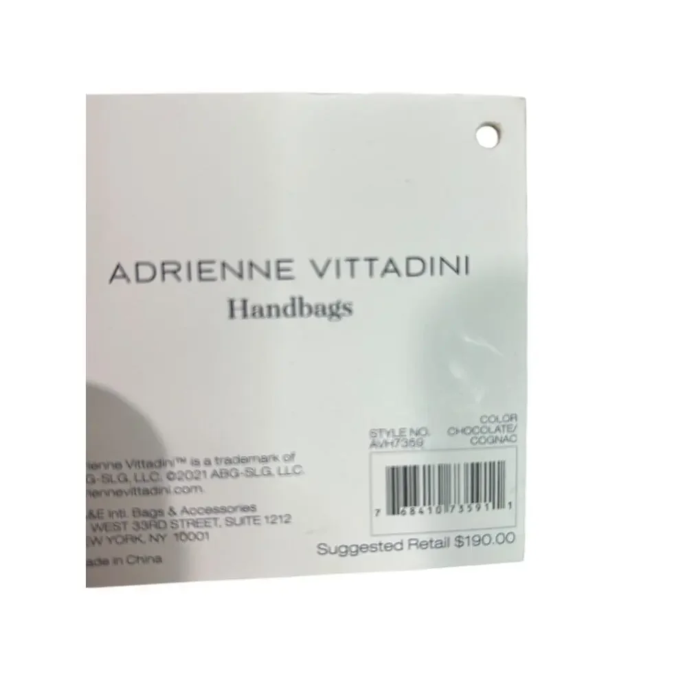 Adrienne Vittadini Top Handle Satchel‎ Bag Removable Shoulder Strap